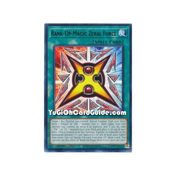 Rank-Up-Magic Zexal Force (Rare) – 2019 Gold Sarcophagus Mega Pack | Carta YUGIOH en México