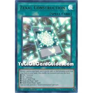 Zexal Construction (Ultra Rare) – 2019 Gold Sarcophagus Mega Pack | Carta YUGIOH en México