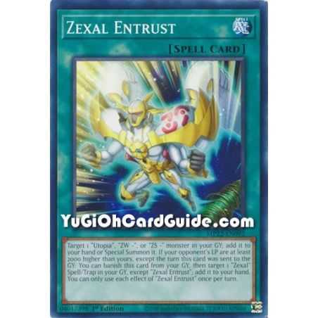 Zexal Entrust (Common) – 2019 Gold Sarcophagus Mega Pack | Carta YUGIOH en México
