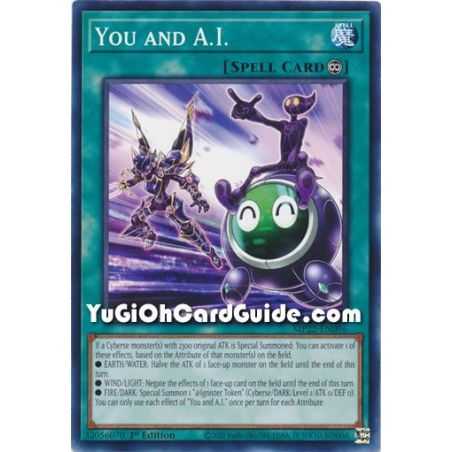 You and A.I. (Common) – 2019 Gold Sarcophagus Mega Pack | Carta YUGIOH en México
