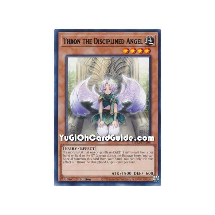 Thron the Disciplined Angel (Rare) – 2019 Gold Sarcophagus Mega Pack | Carta YUGIOH en México