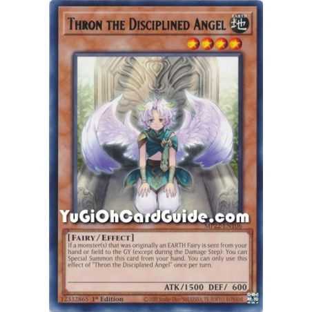 Thron the Disciplined Angel (Rare) – 2019 Gold Sarcophagus Mega Pack | Carta YUGIOH en México