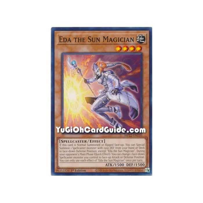 Eda the Sun Magician (Common) – 2019 Gold Sarcophagus Mega Pack | Carta YUGIOH en México