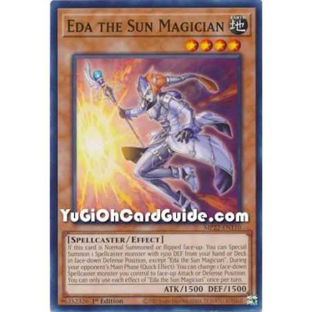 Eda the Sun Magician (Common) – 2019 Gold Sarcophagus Mega Pack | Carta YUGIOH en México
