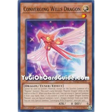 Converging Wills Dragon (Common) – 2019 Gold Sarcophagus Mega Pack | Carta YUGIOH en México