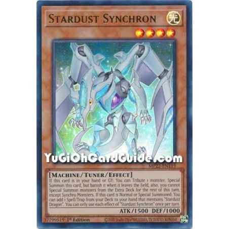 Stardust Synchron (Ultra Rare) – 2019 Gold Sarcophagus Mega Pack | Carta YUGIOH en México