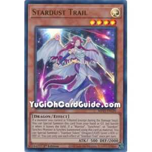 Stardust Trail (Ultra Rare) – 2019 Gold Sarcophagus Mega Pack | Carta YUGIOH en México