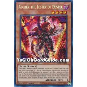 Aluber the Jester of Despia (Prismatic Secret Rare) – 2019 Gold Sarcophagus Mega Pack | Carta YUGIOH en México