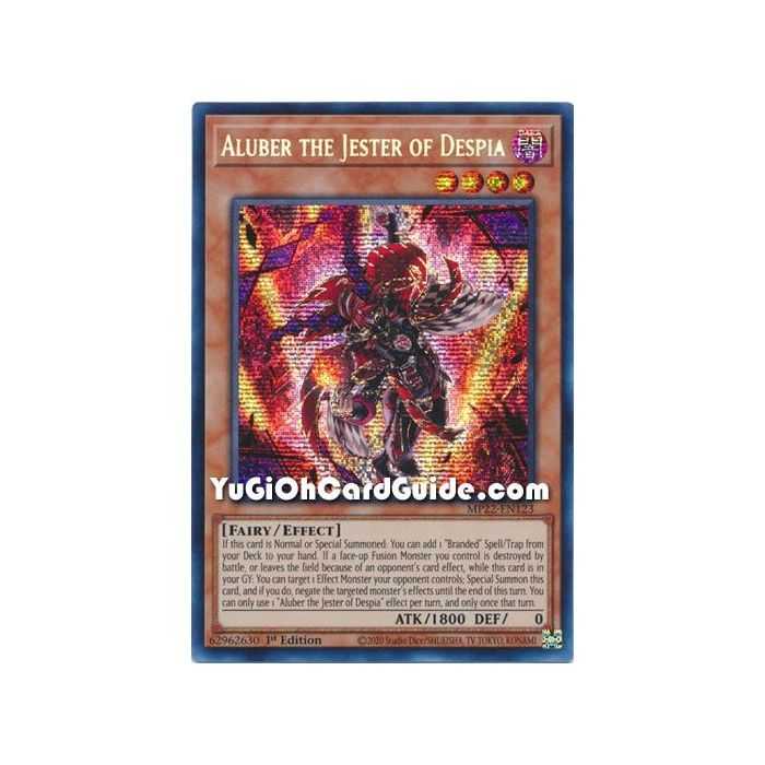 Aluber the Jester of Despia (Prismatic Secret Rare) – 2019 Gold Sarcophagus Mega Pack | Carta YUGIOH en México