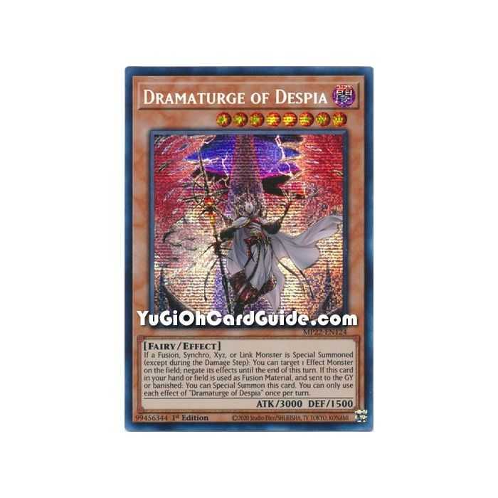 Dramaturge of Despia (Prismatic Secret Rare) – 2019 Gold Sarcophagus Mega Pack | Carta YUGIOH en México