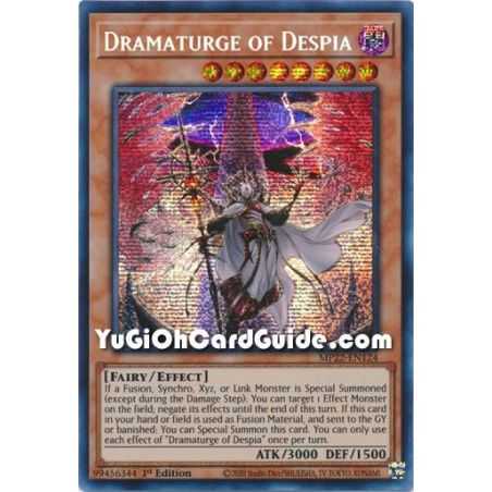 Dramaturge of Despia (Prismatic Secret Rare) – 2019 Gold Sarcophagus Mega Pack | Carta YUGIOH en México