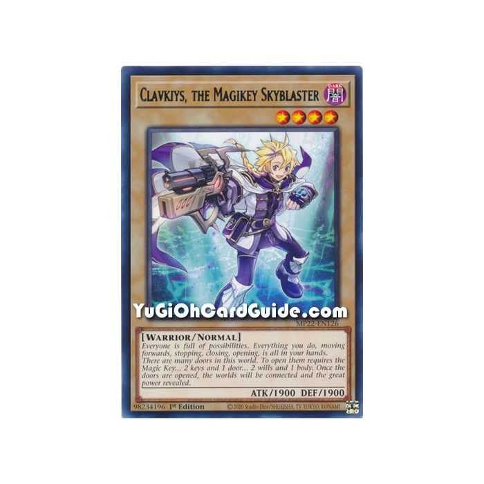 Clavkiys, the Magikey Skyblaster (Rare) – 2019 Gold Sarcophagus Mega Pack | Carta YUGIOH en México