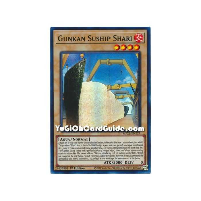 Gunkan Suship Shari (Super Rare) – 2019 Gold Sarcophagus Mega Pack | Carta YUGIOH en México