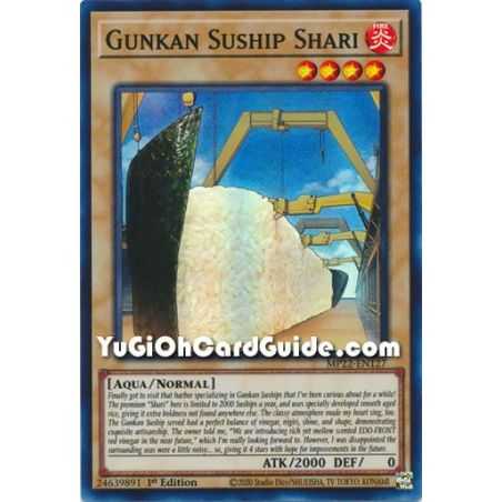 Gunkan Suship Shari (Super Rare) – 2019 Gold Sarcophagus Mega Pack | Carta YUGIOH en México