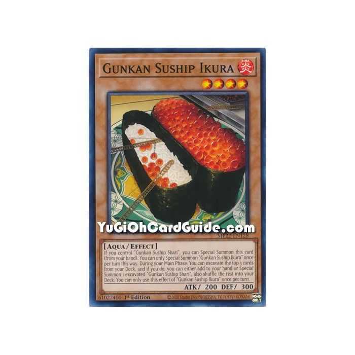 Gunkan Suship Ikura (Common) – 2019 Gold Sarcophagus Mega Pack | Carta YUGIOH en México