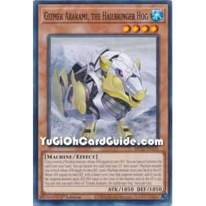 Gizmek Arakami, the Hailbringer Hog (Common) – 2019 Gold Sarcophagus Mega Pack | Carta YUGIOH en México