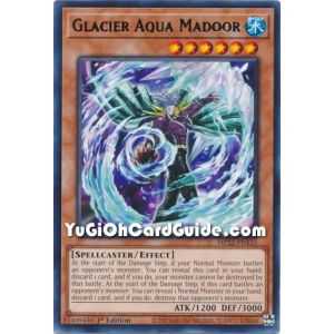 Glacier Aqua Madoor (Rare) – 2019 Gold Sarcophagus Mega Pack | Carta YUGIOH en México