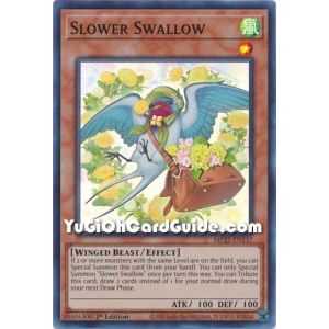 Slower Swallow (Super Rare) – 2019 Gold Sarcophagus Mega Pack | Carta YUGIOH en México