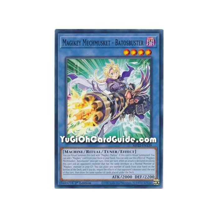 Magikey Mechmusket - Batosbuster (Common) – 2019 Gold Sarcophagus Mega Pack | Carta YUGIOH en México