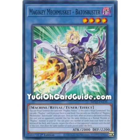 Magikey Mechmusket - Batosbuster (Common) – 2019 Gold Sarcophagus Mega Pack | Carta YUGIOH en México
