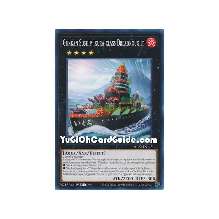 Gunkan Suship Ikura-class Dreadnought (Common) – 2019 Gold Sarcophagus Mega Pack | Carta YUGIOH en México