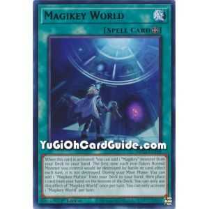 Magikey World (Rare) – 2019 Gold Sarcophagus Mega Pack | Carta YUGIOH en México
