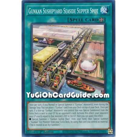 Gunkan Sushipyard Seaside Supper Spot (Common) – 2019 Gold Sarcophagus Mega Pack | Carta YUGIOH en México