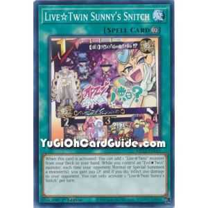 Live Twin Sunny's Snitch (Common) – 2019 Gold Sarcophagus Mega Pack | Carta YUGIOH en México