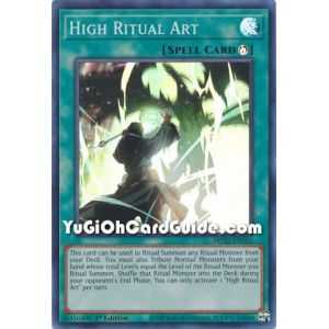 High Ritual Art (Super Rare) – 2019 Gold Sarcophagus Mega Pack | Carta YUGIOH en México