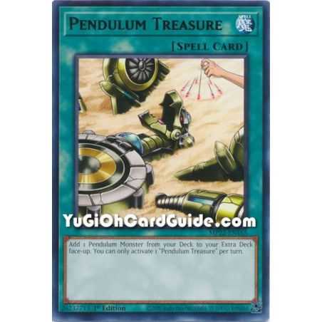Pendulum Treasure (Rare) – 2019 Gold Sarcophagus Mega Pack | Carta YUGIOH en México