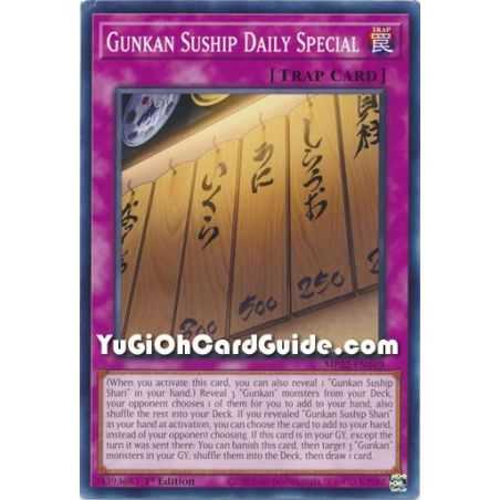Gunkan Suship Daily Special (Common) – 2019 Gold Sarcophagus Mega Pack | Carta YUGIOH en México