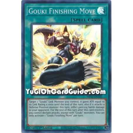 Gouki Finishing Move (Super Rare) – 2022 Tin of the Pharaohs Gods Mega Pack | Carta YUGIOH en México