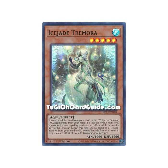 Icejade Tremora (Super Rare) – 2022 Tin of the Pharaohs Gods Mega Pack | Carta YUGIOH en México