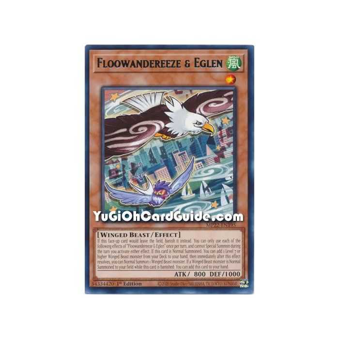 Floowandereeze & Eglen (Rare) – 2022 Tin of the Pharaohs Gods Mega Pack | Carta YUGIOH en México
