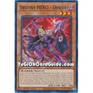 Destiny HERO - Denier (Common) – 2022 Tin of the Pharaohs Gods Mega Pack | Carta YUGIOH en México