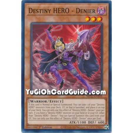 Destiny HERO - Denier (Common) – 2022 Tin of the Pharaohs Gods Mega Pack | Carta YUGIOH en México