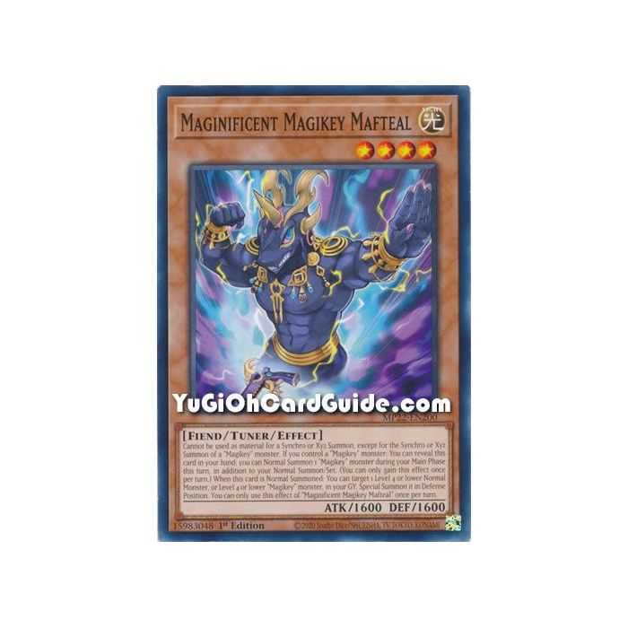 Maginificent Magikey Mafteal (Common) – 2022 Tin of the Pharaohs Gods Mega Pack | Carta YUGIOH en México