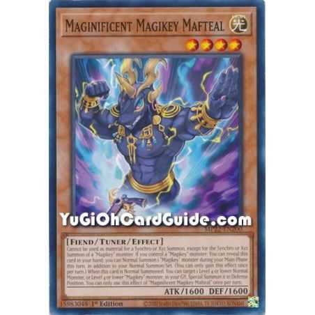 Maginificent Magikey Mafteal (Common) – 2022 Tin of the Pharaohs Gods Mega Pack | Carta YUGIOH en México