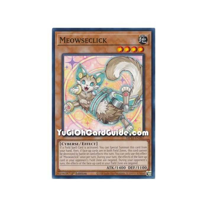 Meowseclick (Common) – 2022 Tin of the Pharaohs Gods Mega Pack | Carta YUGIOH en México