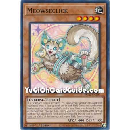 Meowseclick (Common) – 2022 Tin of the Pharaohs Gods Mega Pack | Carta YUGIOH en México