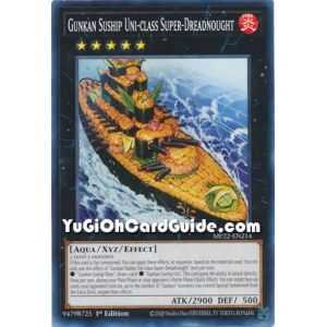 Gunkan Suship Uni-class Super-Dreadnought (Common) – 2022 Tin of the Pharaohs Gods Mega Pack | Carta YUGIOH en México