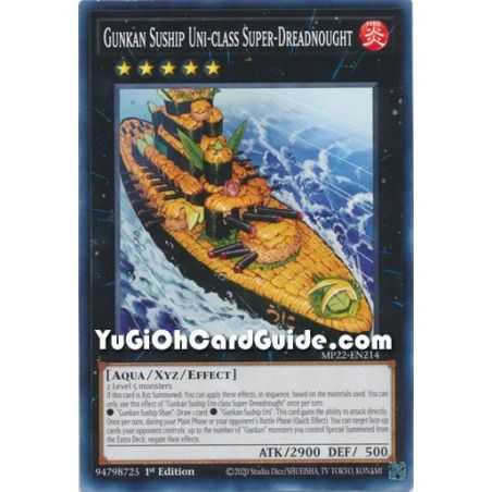 Gunkan Suship Uni-class Super-Dreadnought (Common) – 2022 Tin of the Pharaohs Gods Mega Pack | Carta YUGIOH en México