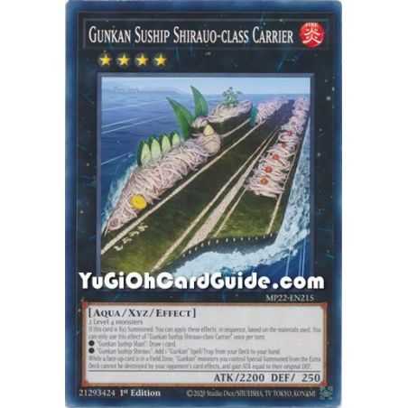 Gunkan Suship Shirauo-class Carrier (Common) – 2022 Tin of the Pharaohs Gods Mega Pack | Carta YUGIOH en México
