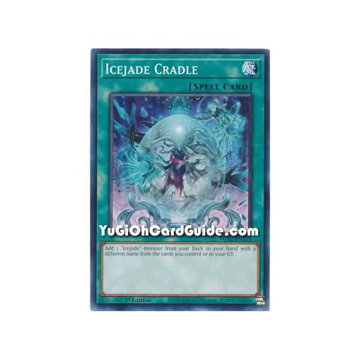 Icejade Cradle (Common) – 2022 Tin of the Pharaohs Gods Mega Pack | Carta YUGIOH en México