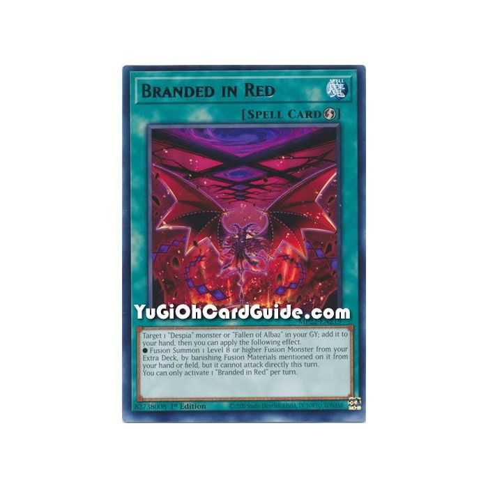 Branded in Red (Rare) – 2022 Tin of the Pharaohs Gods Mega Pack | Carta YUGIOH en México