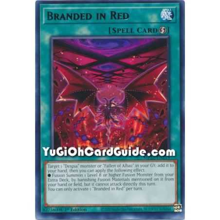 Branded in Red (Rare) – 2022 Tin of the Pharaohs Gods Mega Pack | Carta YUGIOH en México