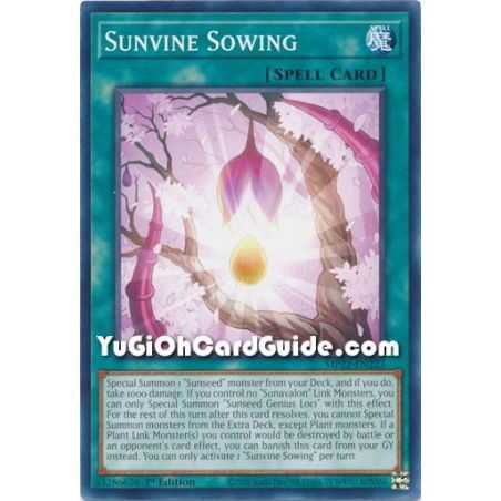Sunvine Sowing (Common) – 2022 Tin of the Pharaohs Gods Mega Pack | Carta YUGIOH en México