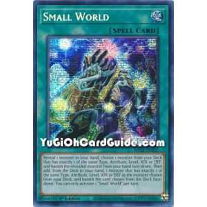 Small World (Prismatic Secret Rare) – 2022 Tin of the Pharaohs Gods Mega Pack | Carta YUGIOH en México