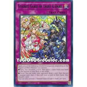 Stained Glass of Light & Dark (Rare) – 2022 Tin of the Pharaohs Gods Mega Pack | Carta YUGIOH en México