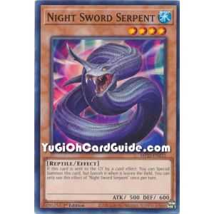 Night Sword Serpent (Common) – 2022 Tin of the Pharaohs Gods Mega Pack | Carta YUGIOH en México